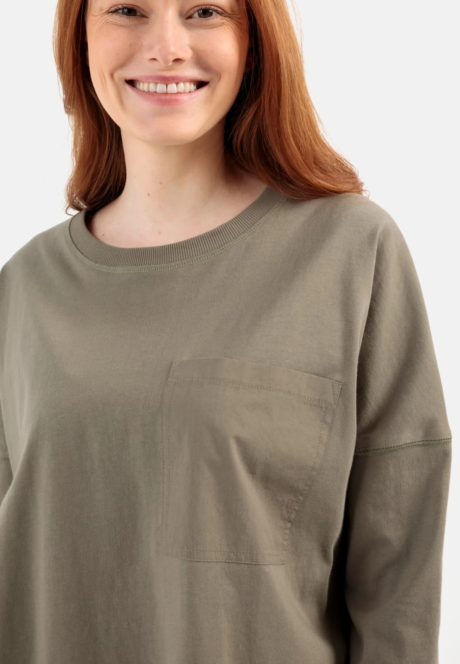 T-Shirt mit 3/4- Ärmel