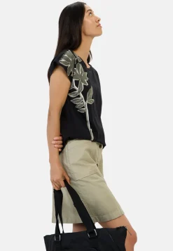 T-Shirt mit Blumenprint aus Baumwolle
