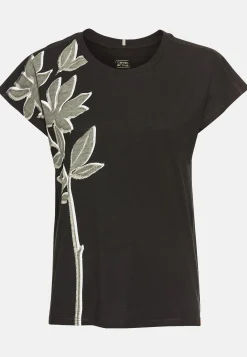 T-Shirt mit Blumenprint aus Baumwolle