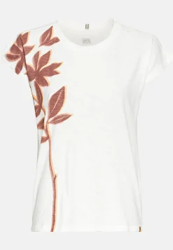 T-Shirt mit Blumenprint aus Baumwolle