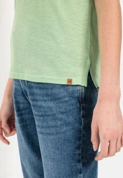 T-Shirt mit Polokragen aus Organic Cotton