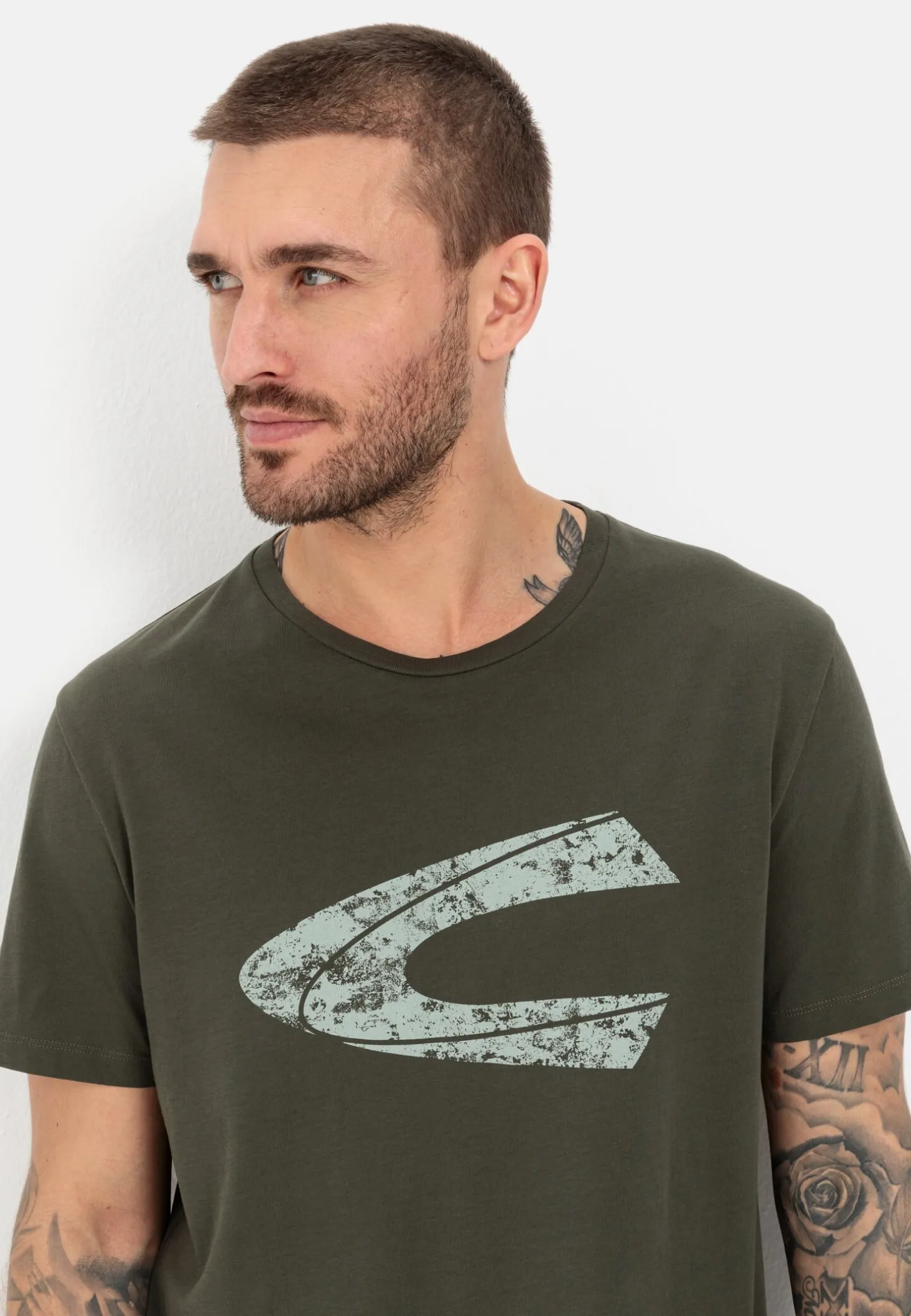 T-Shirt mit Print aus nachhaltigem Organic Cotton