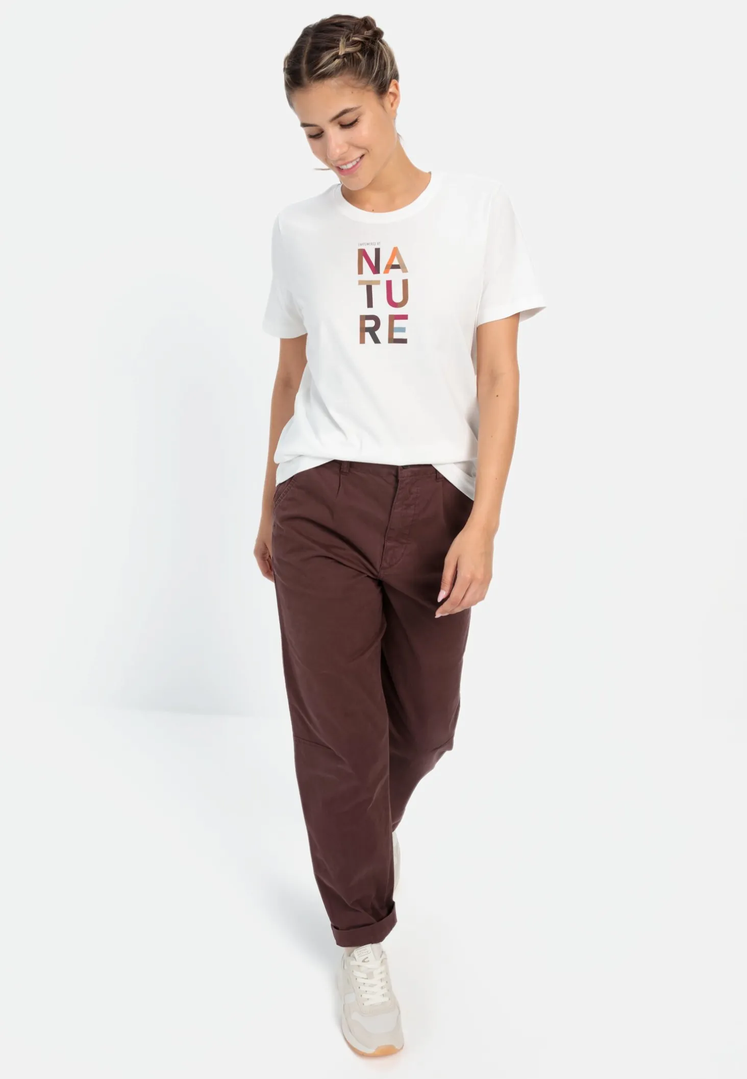 T-Shirt mit Print aus nachhaltigem Organic Cotton
