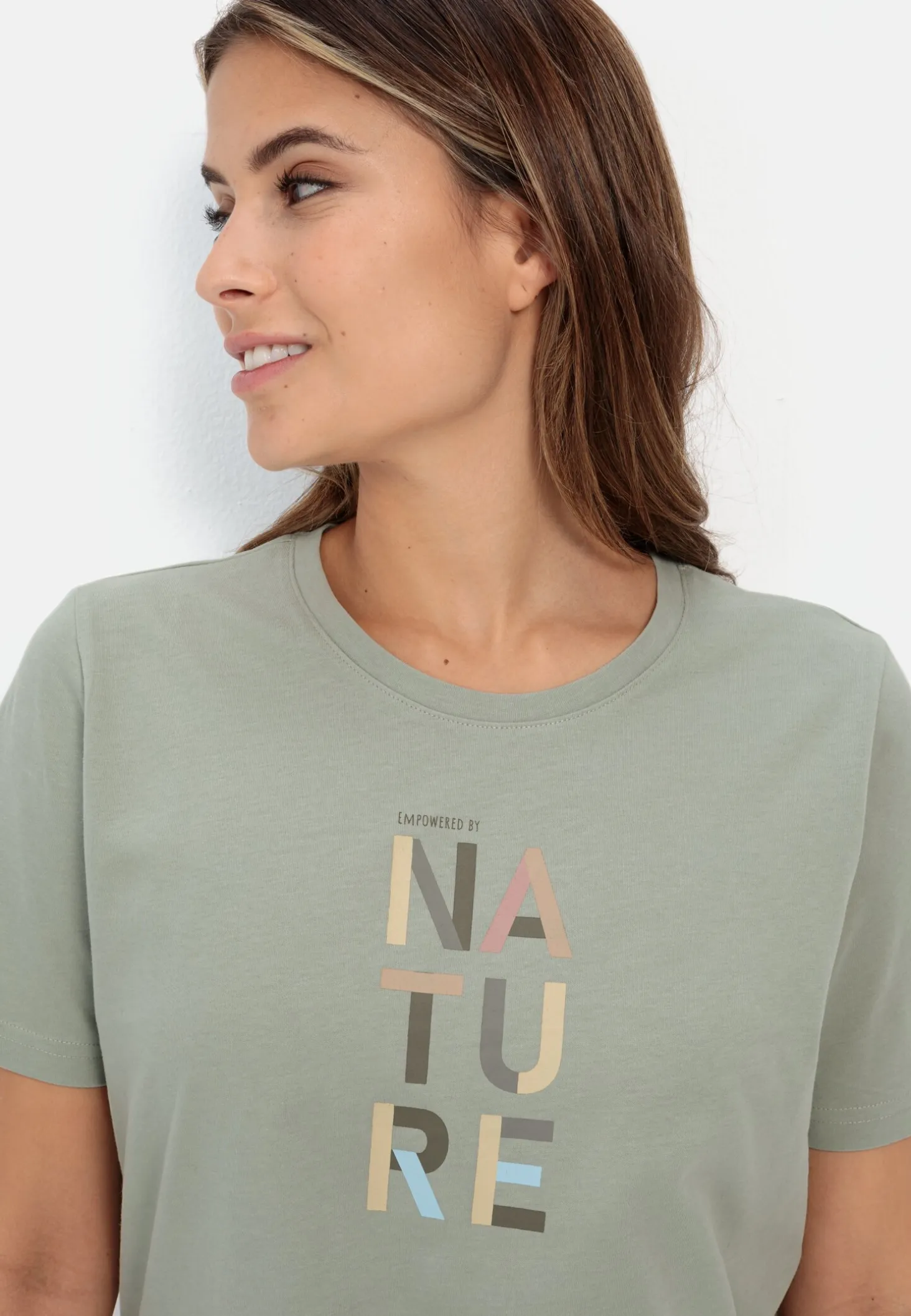 T-Shirt mit Print aus nachhaltigem Organic Cotton