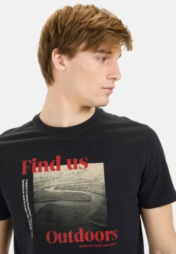 T-Shirt mit Print aus Organic Cotton