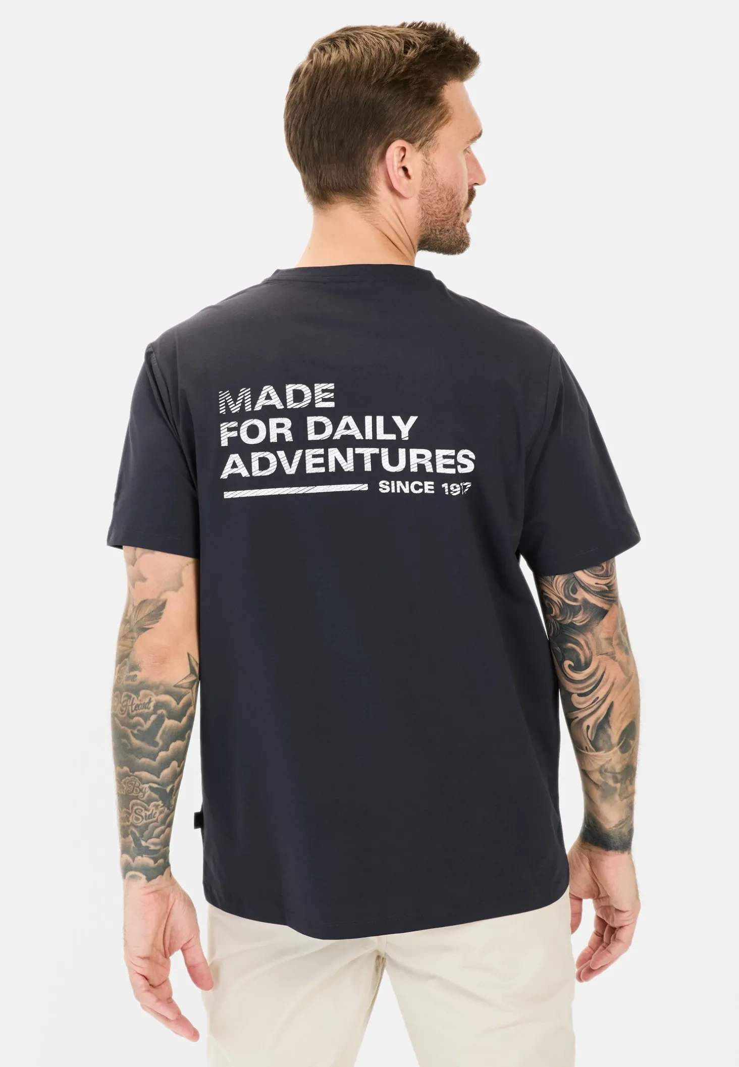 T-Shirt mit Rückenprint