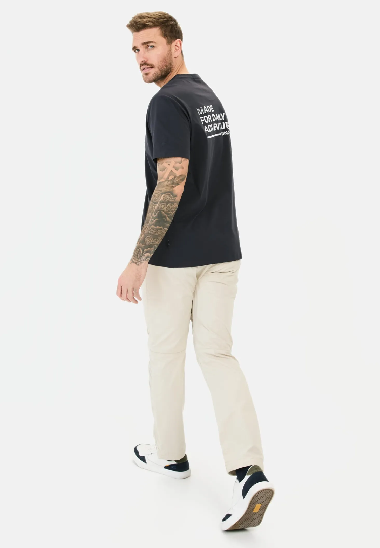 T-Shirt mit Rückenprint