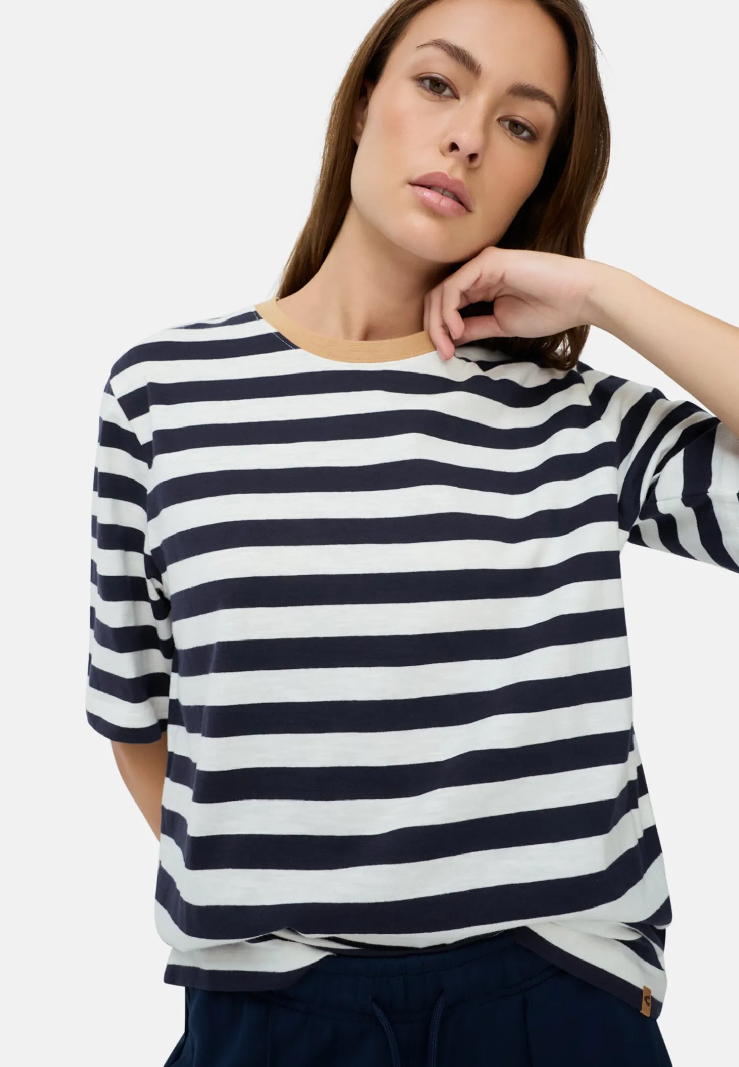 T-Shirt mit Streifenmuster
