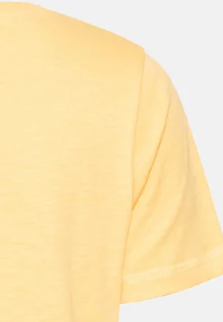 T-Shirt mit V-Ausschnitt aus reiner Baumwolle