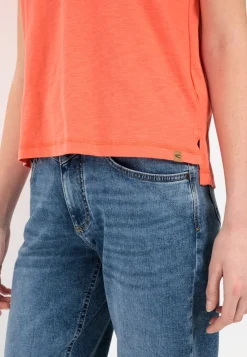 V-Neck T-Shirt aus Organic Cotton