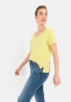 V-Neck T-Shirt aus Organic Cotton