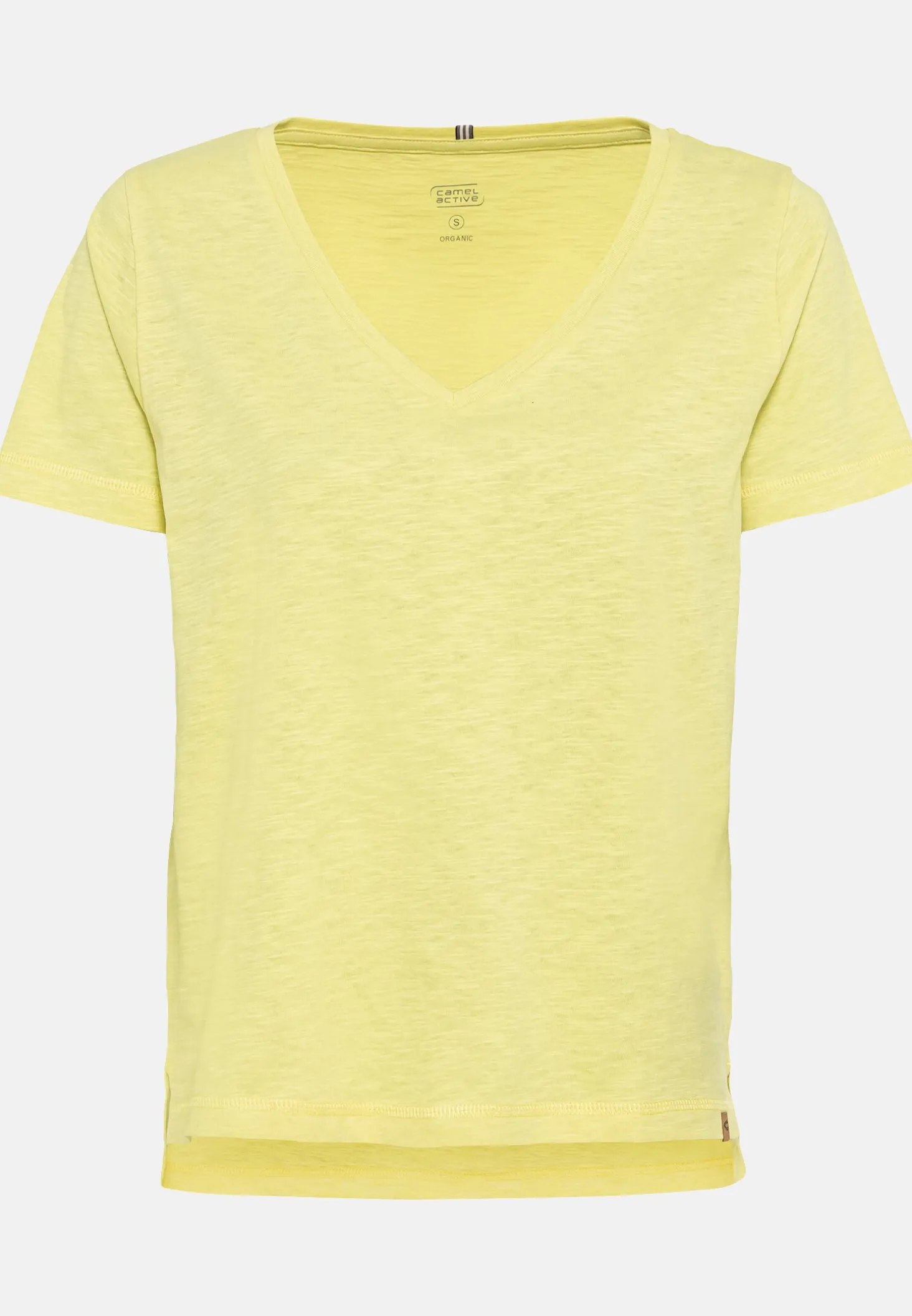 V-Neck T-Shirt aus Organic Cotton