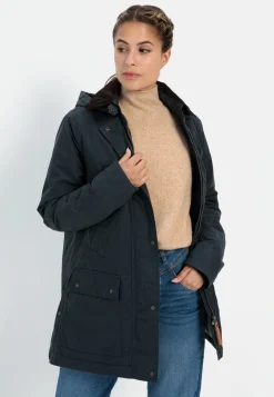 Wachsjacke mit abnehmbarer Kapuze