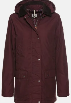 Wachsjacke mit abnehmbarer Kapuze