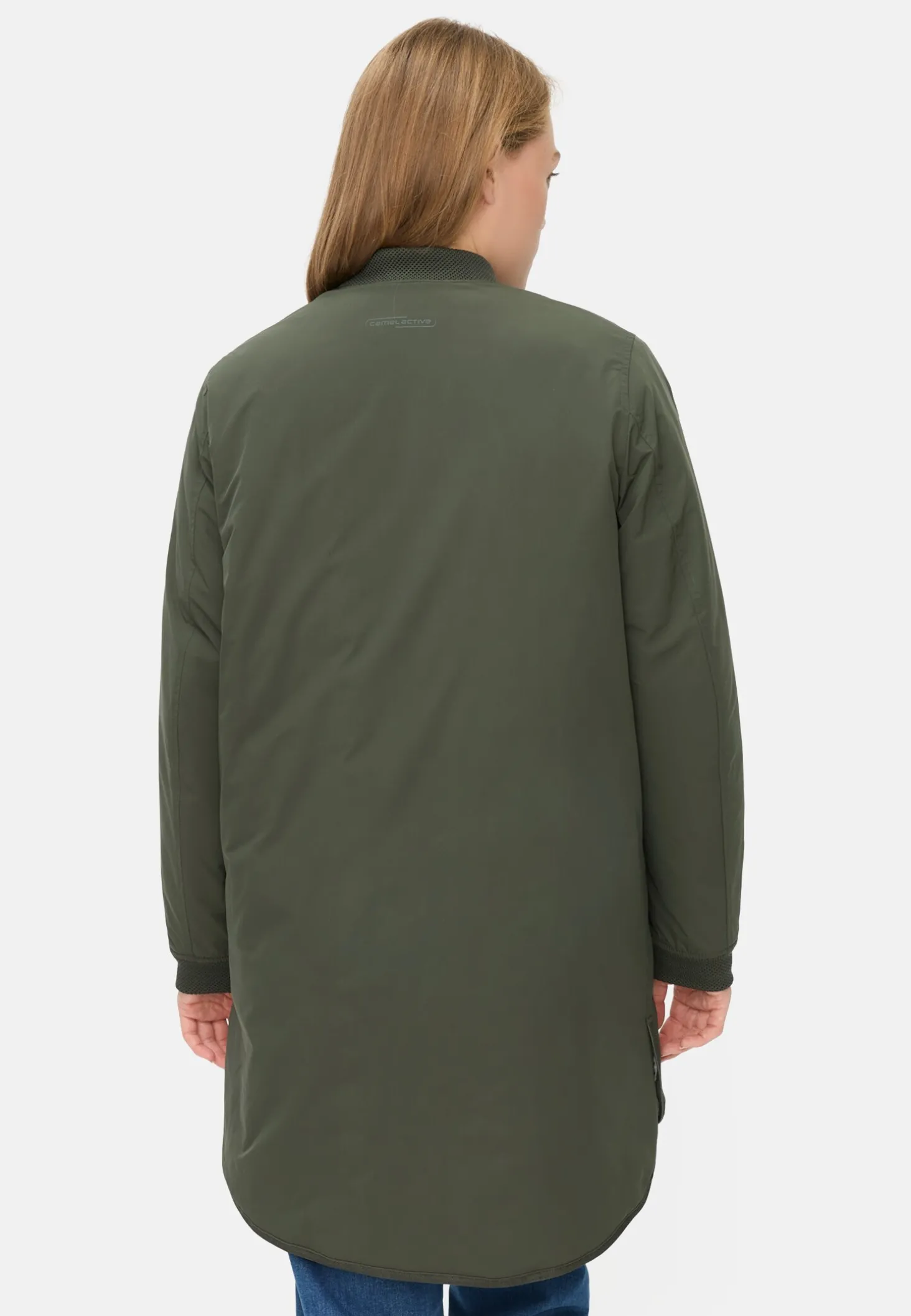 Wasserabweisender Mantel aus reinem Polyester