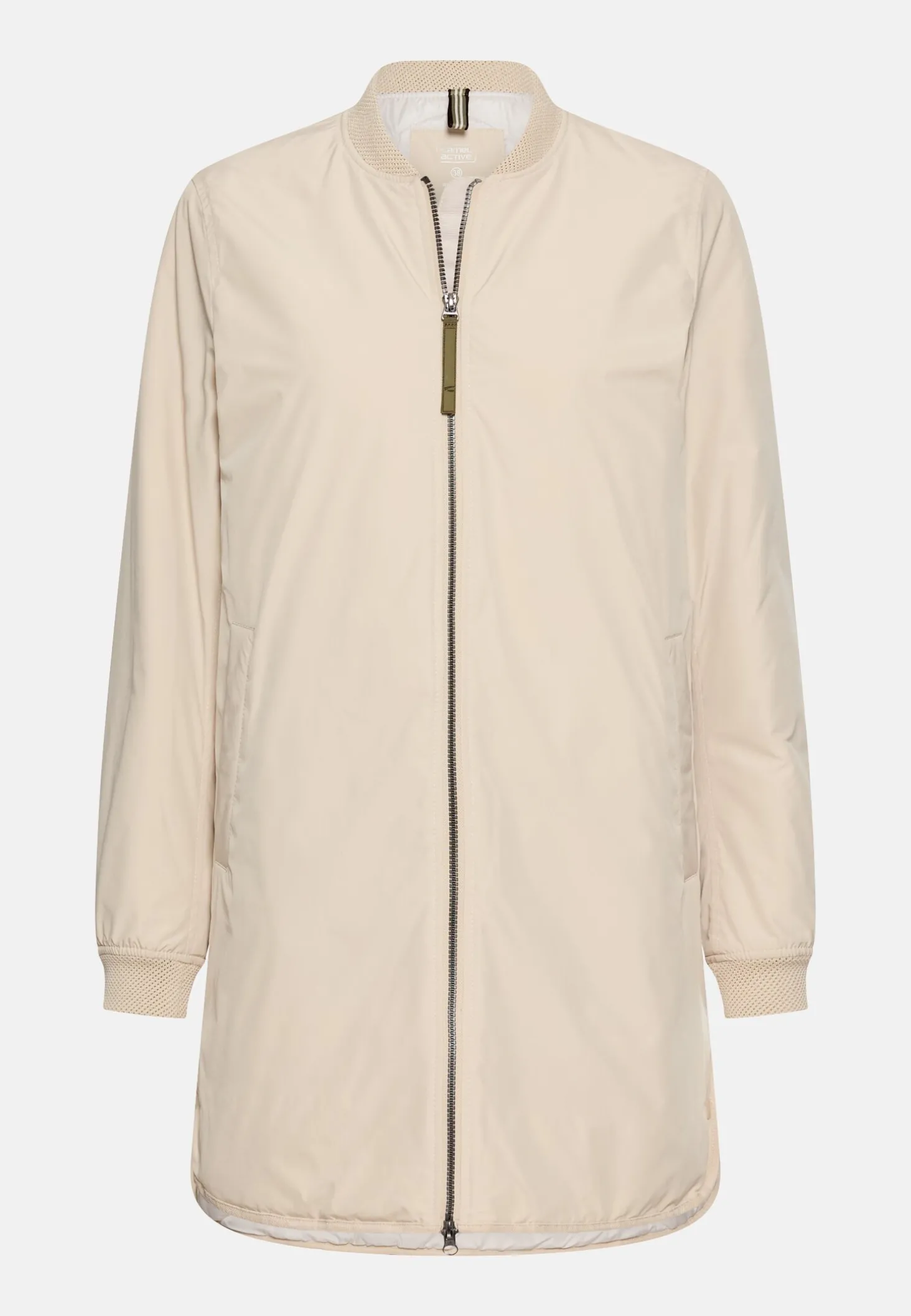 Wasserabweisender Mantel aus reinem Polyester
