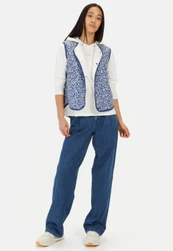 Weste mit Blumenprint
