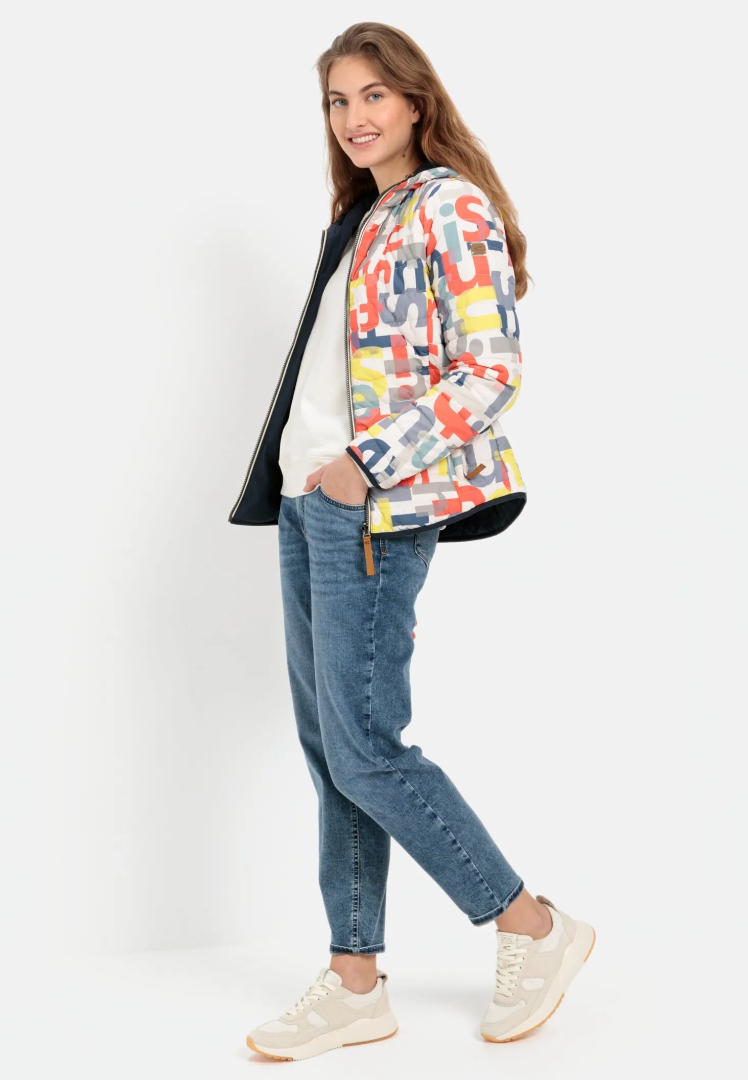 Windbreaker mit Wendefunktion aus recyceltem Polyester
