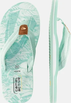 Zehentrenner mit floralem Print